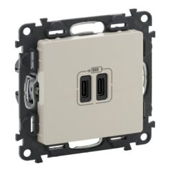 VALENA LIFE ΠΡ 2ΧUSB ΦΟΡΤ ΤΥΠΟΥ C 3000MA IVORY LEGRAND – 753207