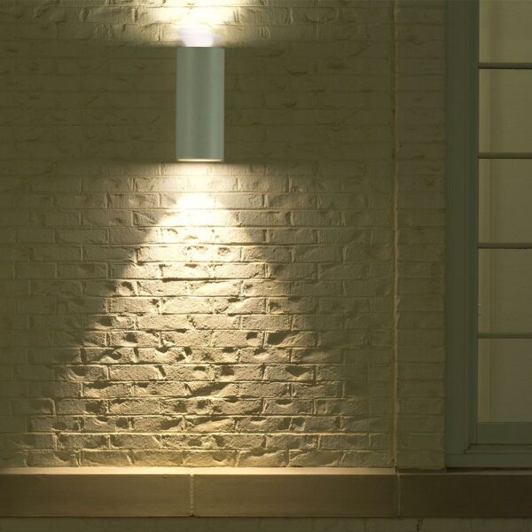 Φωτιστικό Τοίχου 2xGU10 Στρογγυλο V-TAC Λευκό IP44 – 7542