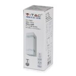 Φωτιστικό Τοίχου 2xGU10 Τετράγωνο V-TAC Λευκό IP44 – 7543