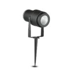 Φωτιστικό Κήπου Καρφί LED 12W Μαύρο V-TAC Αδιάβροχο IP65 Θερμό 3000K – 217544