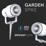 Φωτιστικό Κήπου Καρφί LED 12W Λευκό V-TAC Αδιάβροχο IP65 Πράσινο – 7549