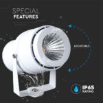 Φωτιστικό Κήπου Καρφί LED 12W Λευκό V-TAC Αδιάβροχο IP65 Πράσινο – 7549