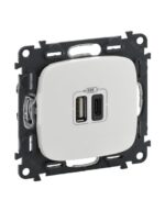 VALENA ALLURE ΠΡ 2ΧUSB ΦΟΡΤ A&C 3000MA WHITE LEGRAND – 754965