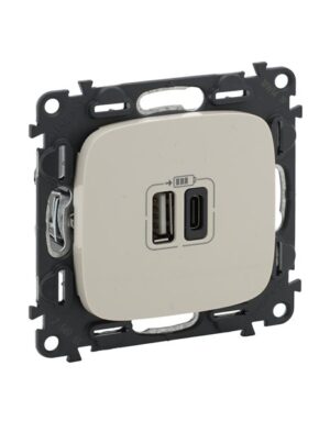 VALENA ALLURE ΠΡ 2ΧUSB ΦΟΡΤ A&C 3000MA IVORY LEGRAND – 754966