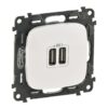 VALENA ALLURE ΠΡ 2ΧUSB ΦΟΡΤ 1500MA WHITE LEGRAND – 754995