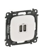 VALENA ALLURE ΠΡ 2ΧUSB ΦΟΡΤ 1500MA WHITE LEGRAND – 754995