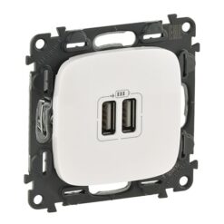 VALENA ALLURE ΠΡ 2ΧUSB ΦΟΡΤ 1500MA WHITE LEGRAND – 754995