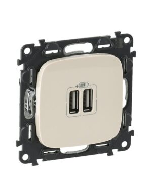 VALENA ALLURE ΠΡ 2ΧUSB ΦΟΡΤ 1500MA IVORY LEGRAND – 754996