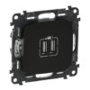 VALENA ALLURE ΠΡ 2ΧUSB ΦΟΡΤ 1500MA BLACK LEGRAND – 754998
