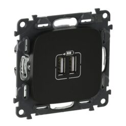 VALENA ALLURE ΠΡ 2ΧUSB ΦΟΡΤ 1500MA BLACK LEGRAND – 754998