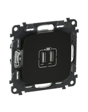VALENA ALLURE ΠΡ 2ΧUSB ΦΟΡΤ 1500MA BLACK LEGRAND – 754998