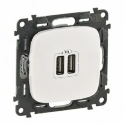 VALENA ALLURE ΠΡ 2ΧUSB ΦΟΡΤ 1500MA PEARL LEGRAND – 754999