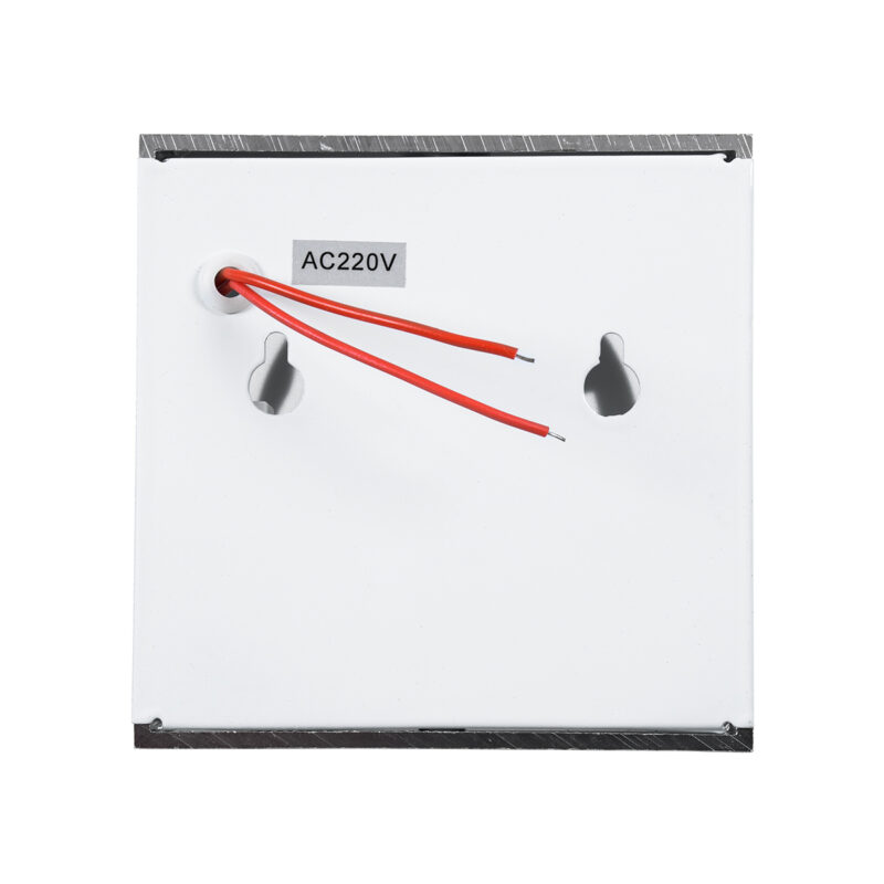 GloboStar® SENSATI 75652 Φωτιστικό Τοίχου Ένδειξης NO SMOKING LED 1W AC 220-240V IP20 – Σώμα Αλουμινίου – Μ11 x Π11 x Υ3cm – Κόκκινο