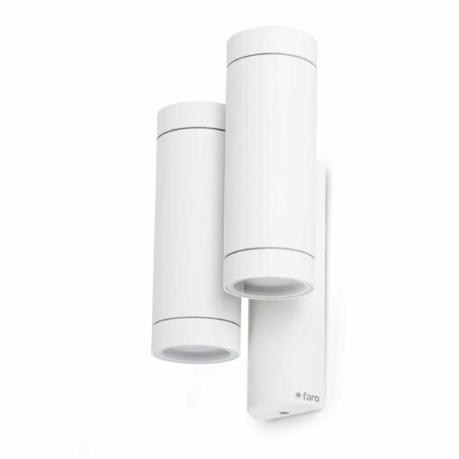 STEPS WHITE WALL LAMP DOBLE GU10 FARO – 75502