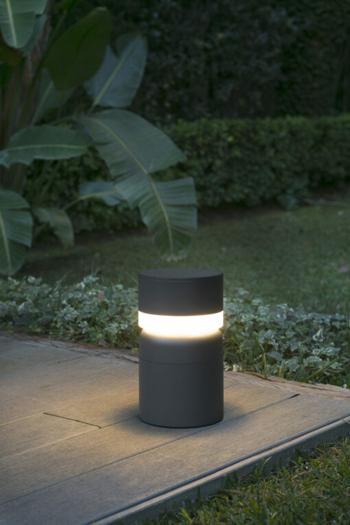 SETE DARK GREY BEACON LED 6W 3000K H25cm FARO – 75521