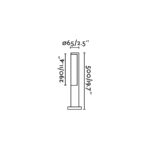 BERET-1 DARK GREY BEACON LED 8W 4000K  FARO – 75522