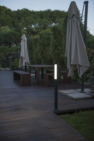 BERET-2 DARK GREY BEACON LED 8W 4000K 90cm FARO – 75523