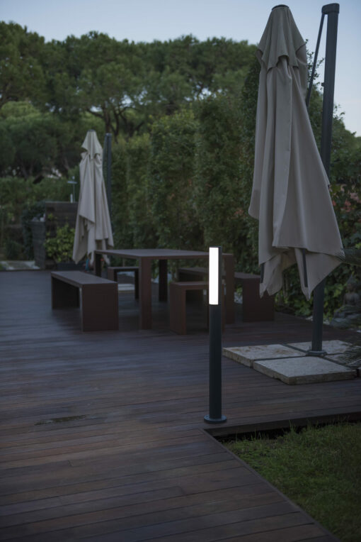 BERET-2 DARK GREY BEACON LED 8W 4000K 90cm FARO – 75523