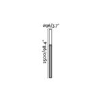 TRAM DARK GREY POLE LAMP 43W FARO – 75532