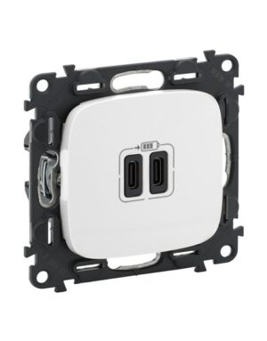 VALENA ALLURE ΠΡ 2ΧUSB ΦΟΡΤ ΤΥΠ C 3000MA WHITE LEGRAND – 755345