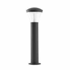 Φωτιστικό Κολωνάκι 62.5CM IP65 Κήπου SHELBY 10W 3000K 600Lm Σκούρο Γκρι FARO – 75538