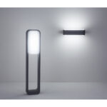 Φωτιστικό Τοίχου IP55 STICKER Σκούρο Γκρι LED 10W 3000K 623Lm FARO – 75540
