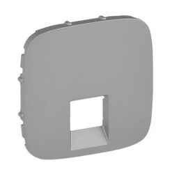 VALENA ALLURE ΠΛΑΚ RJ11/RJ45 ALUM LEGRAND – 755417