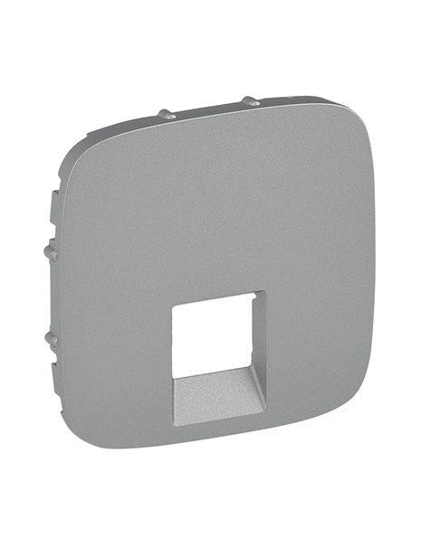 VALENA ALLURE ΠΛΑΚ RJ11/RJ45 ALUM LEGRAND – 755417