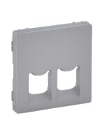 VALENA LIFE ΠΛΑΚ 2ΧRJ11/RJ45 ALUM LEGRAND – 755422