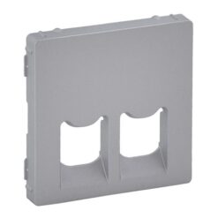 VALENA LIFE ΠΛΑΚ 2ΧRJ11/RJ45 ALUM LEGRAND – 755422