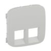 VALENA ALLURE ΠΛΑΚ 2ΧRJ11/RJ45 WHITE LEGRAND – 755425