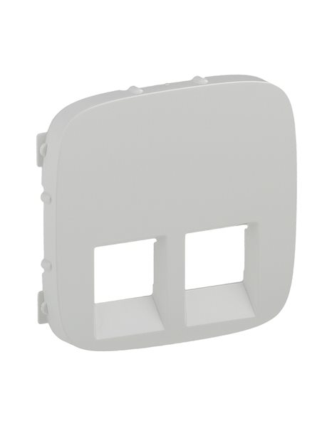 VALENA ALLURE ΠΛΑΚ 2ΧRJ11/RJ45 WHITE LEGRAND – 755425