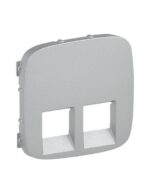 VALENA ALLURE ΠΛΑΚ 2ΧRJ11/RJ45 ALUM LEGRAND – 755427