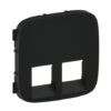 VALENA ALLURE ΠΛΑΚ 2ΧRJ11/RJ45 BLACK LEGRAND – 755428