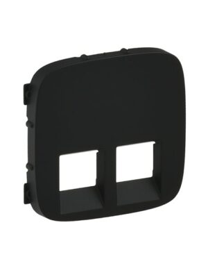 VALENA ALLURE ΠΛΑΚ 2ΧRJ11/RJ45 BLACK LEGRAND – 755428