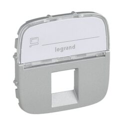 VALENA ALLURE ΠΛΑΚ RJ45 ΕΤΙΚ ALUM LEGRAND – 755477