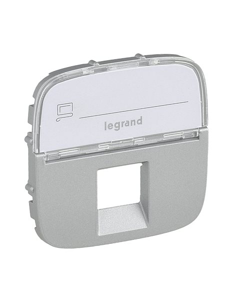 VALENA ALLURE ΠΛΑΚ RJ45 ΕΤΙΚ ALUM LEGRAND – 755477