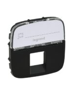 VALENA ALLURE ΠΛΑΚ RJ45 ΕΤΙΚ BLACK LEGRAND – 755478