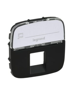 VALENA ALLURE ΠΛΑΚ RJ45 ΕΤΙΚ BLACK LEGRAND – 755478