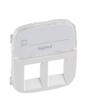 VALENA ALLURE ΠΛΑΚ 2XRJ45 ΕΤΙΚ PEARL LEGRAND – 755489