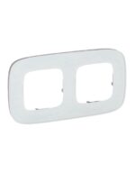 VALENA ALLURE ΠΛΑΙΣΙΟ 2Θ WHITE GLASS LEGRAND – 755542