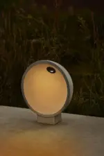 Faro Barcelona GAIA Φωτιστικό Κωλονάκι Κήπου Σκούρο Γκρι Τσιμέντο LED 6W 2700K IP55 – 75563FR