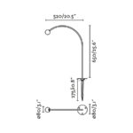 Faro Barcelona CUCA 650 Μάυρο Καρφάκι Φωτιστικό Κήπου LED 3W 2700K 24V IP65 – 75565FR