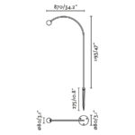 Faro Barcelona CUCA 1193 Μαύρο Φωτισιτκό Καρφάκι Κήπου LED 3W 2700K IP65 – 75566FR