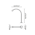 Faro Barcelona CUCA 650 Μαύρο Φωτιστικό Κολωνάκι Κήπου LED 3W 2700K 24V IP65 – 75567FR