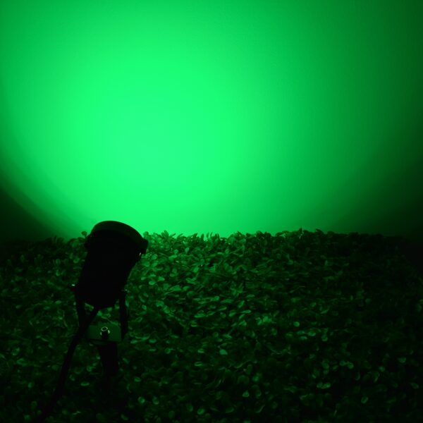 GloboStar® 75586 Προβολάκι Κήπου Καρφωτό – Δαπέδου Bridgelux COB LED 10W 1000lm 35° DC 24V Αδιάβροχο IP67 Ultra Πράσινο Dimmable