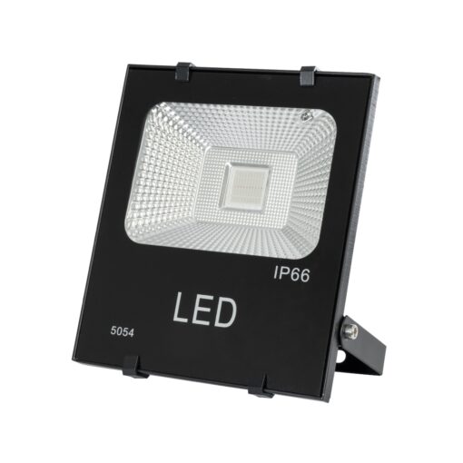 GloboStar® 75601 Επαγγελματικός Προβολέας LED 30W 1950lm 120° AC 220-240V Αδιάβροχος IP66 με Ασύρματο Χειριστήριο IR – RGB – Μ17 x Π4.5 x Υ20cm – 3 Χρόνια Εγγύηση