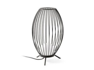 ΦΩΤΙΣΤΙΚΟ ΔΑΠΕΔΟΥ ΓΚΡΙ CAGE ΦΟΡΗΤΟ ΣΚΟΥΡΟ ΓΚΡΙ LED 12W 2700K FARO – 75608