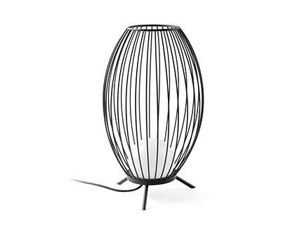 ΦΩΤΙΣΤΙΚΟ ΔΑΠΕΔΟΥ ΓΚΡΙ CAGE ΦΟΡΗΤΟ ΣΚΟΥΡΟ ΓΚΡΙ LED 12W 2700K FARO – 75608