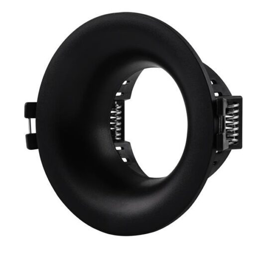 ΣΠΟΤ ΧΩΝΕΥΤΟ ΣΤΑΘΕΡΟ ΠΛΑΣΤΙΚΟ Φ86 GU10 ΜΑΥΡΟ EUROLAMP – 147-52703